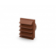 TECSY-AIR 4021072 PERFECT 125 REJILLA DE FACHADA ROJO LADRILLO